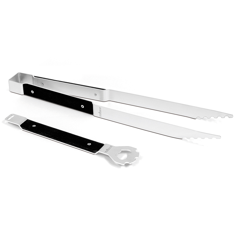 THÜROS Barbecue Utensils – Barbecue Tongs and Bottle Opener 