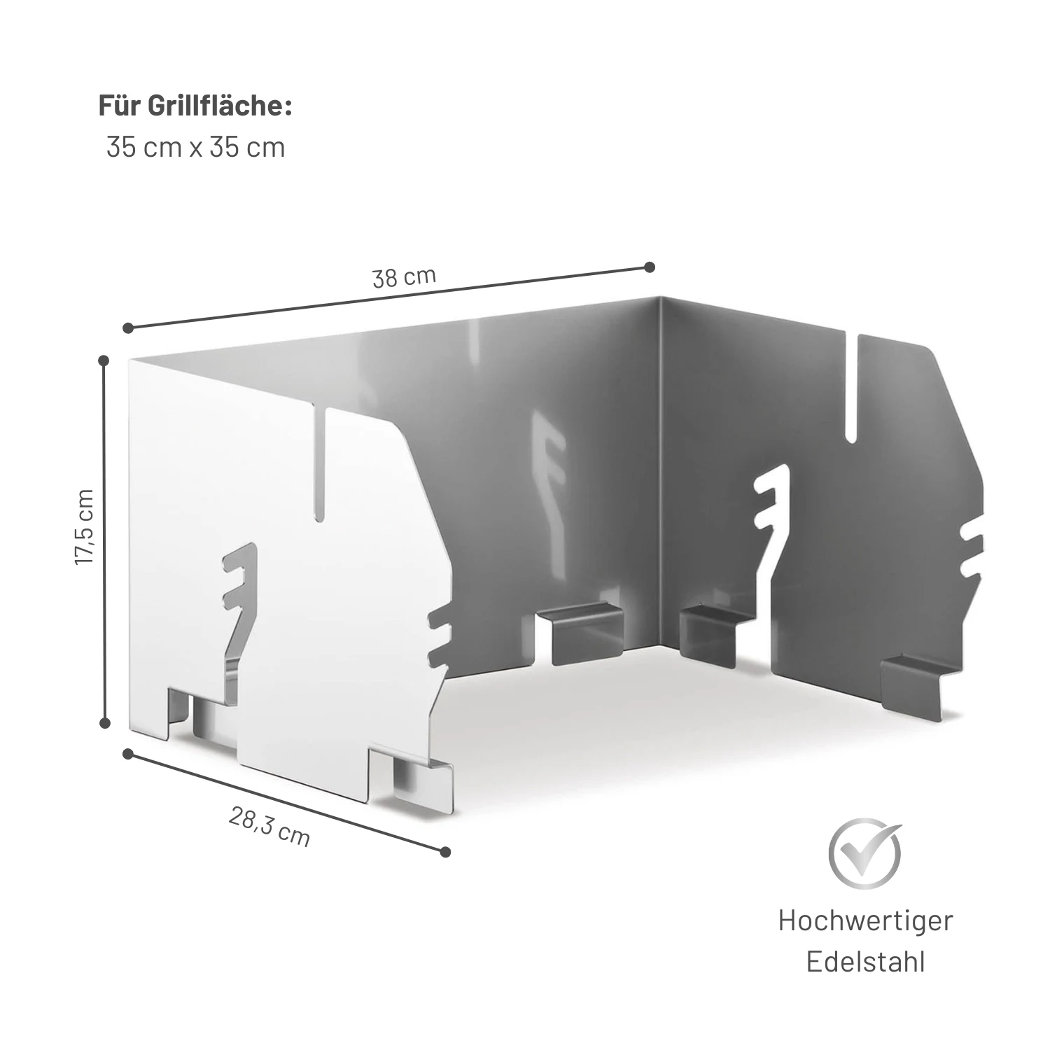 Mountable wind deflector for THÜROS T2 and THÜROS Tripod