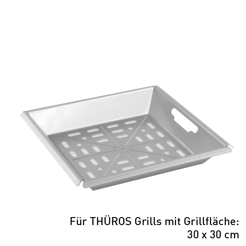 Kohleschale Edelstahl für THÜROS T1 Tischgrill