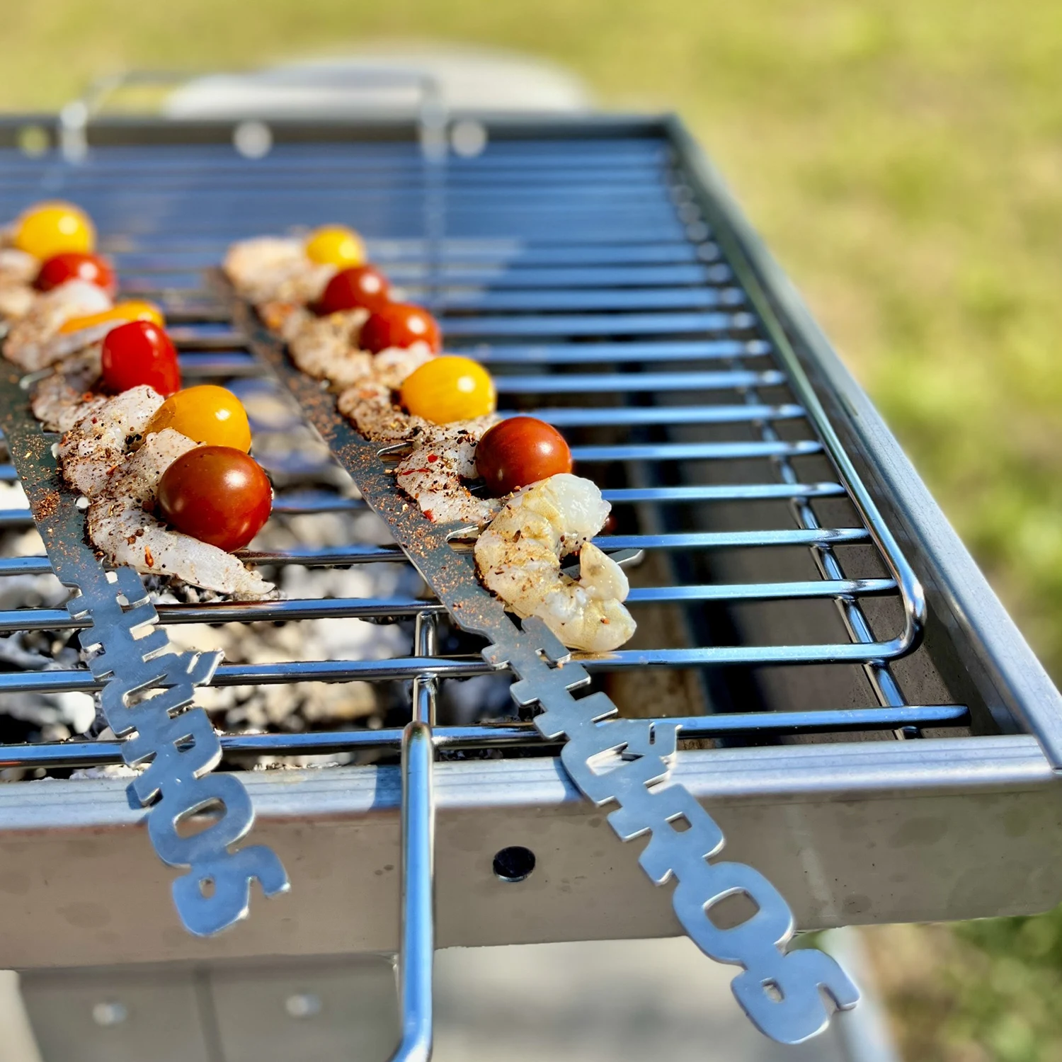 Grillkamm / Grillspieß aus Edelstahl