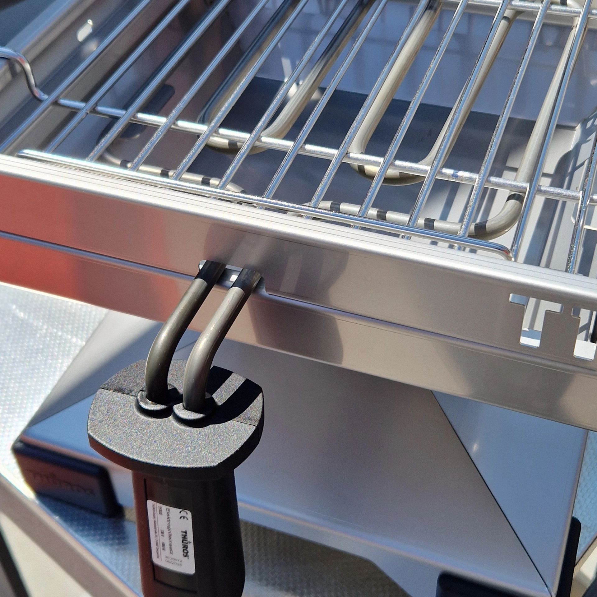 THÜROS T1 Elektro-Holzkohle-Grill-Set