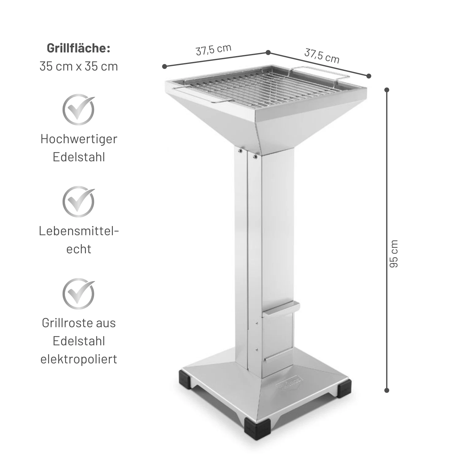 THÜROS T2 XL 95cm Holzkohlegrill