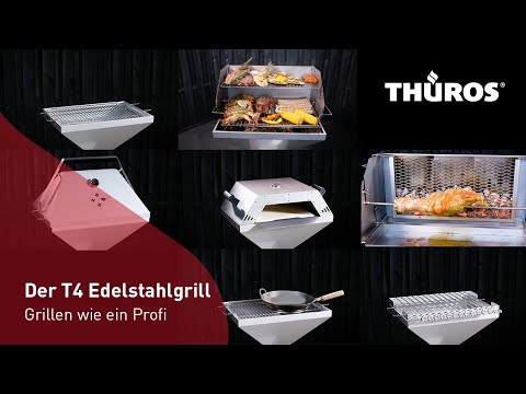 THÜROS T4 Stainless Steel Barbecue