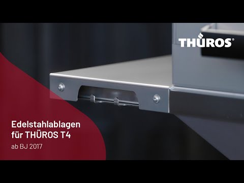 Edelstahlablagen für THÜROS T4 ab BJ 2017