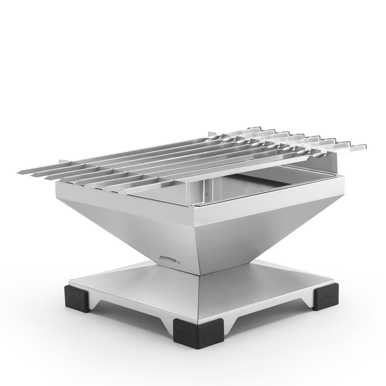 THÜROS T2 Stainless steel charcoal barbecue